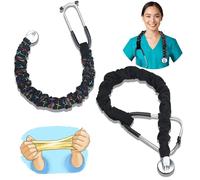 ABAMERICA Stretchy Stethoscope Cover Scrunchie, Stretchy Slim Looking Stethoscope Sleeves Universal Fit to All Types of Stethoscopes
