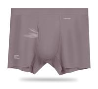 ABananaCover Premium Men's Naked Feeling Air Micro Modal Boxer Briefs - Softer Than Cotton-Athleisure Mens Underwear Trunks, 1-pack/Nickel Violet, L