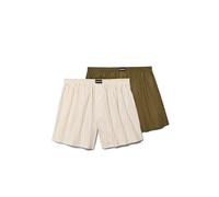 Abanderado 2-Pack Men's Essential Cotton Boxer Shorts with Opening AADXY Khaki-beige
