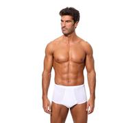 Niema Golphin Men's Clásico Algodón 100% Abierto Canalé Full Slip, White (Blanco 001), XX-Large (Size: XXL/60)
