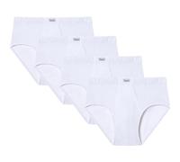 abanderado Men's Lote X4 Slip Abierto De Algodón Full, White (Blanco 001), Medium (Size: 48) (Pack of 4)