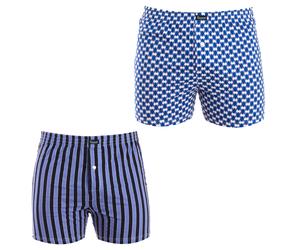 Abanderado Mens Pack-2 Essential Boxers with elastic band A0100 men - Multicolour - Size Large
