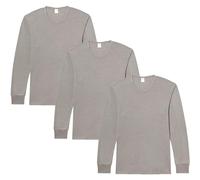 Abanderado Men's Pack Camisetas Manga Larga Fibra Invierno Thermal Long Sleeve T-Shirt, Grey, XL (Pack of 3)