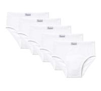 Abanderado Men's Pack Slip Cerrado Junior Closed Brief, White, 16 Jahre (Pack of 5)