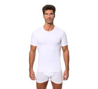 ABANDERADO Men's Short-Sleeved Round-Neck T-Shirt A0DGP White