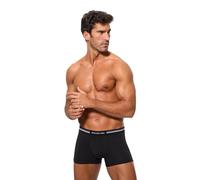 Abanderado Men's Boxer Con Cinturilla Extra Suave De Algodón Elástico Shorts, Black (Negro 002), Medium (Size: M/48)