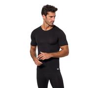 ABANDERADO Men's Thermal Cotton Short Sleeve T-Shirt 041Y Black