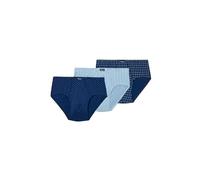 Abanderado Pack of 3 Men's Essential Printed Briefs with Opening A0090 Blue-sky Blue