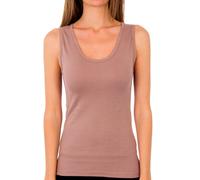 Abanderado Womens Liberty Sport seamless tank top 4588 women - Brown Cotton - Size X-Large