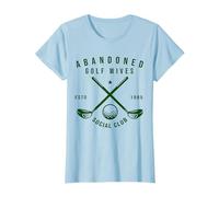 Abandoned Golf Wives Social Club Funny Golfer Golf Player T-Shirt