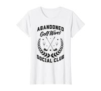 Abandoned Golf Wives Social Club Value Graphic T-Shirt, Women, White, M