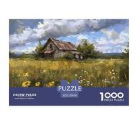Abandoned House Jigsaw Puzzles for Adults Personal Puzzles 1000 Pieces Brain Challenge Home Decoration Gifts 70x50cm/1000pcs