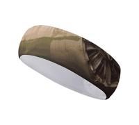 Abandoned Plane Headbands for Women Or Man - Sweat Band with Adjustable for Running, Yoga, Gym and Sports