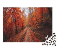 Abandoned Railway Puzzle 1000pcs (75x50cm) Puzzles, Die Für Erwachsene Und Personen Ab 14 Jahren Geeignet Sind