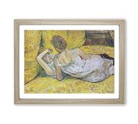 Abandonment By Henri De Toulouse Lautrec Classic Painting Framed Print | A3 Oak Framed Wall Art | Ready to Hang | Classic Historical Picture | Living Room Bedroom Lounge Office