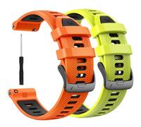 Abanen Customized Quick Release 22mm Silicone Watch Band for Garmin Instinct 2 /Forerunner 955 965 / Fenix 7 / Fenix 6, Soft Sport Wrist Strap with Stainless Steel Closure