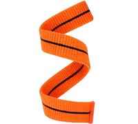 Abanen Hook and Loop Quick Dry Watch Band for Fenix 8 47mm/ epix Pro 47mm / Fenix 7/6/5, 22mm Woven Nylon Ultralight Sport Wristband Strap for Garmin Instinct 2, Instinct 3 45mm (Orange)