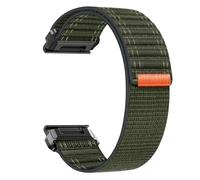 Abanen Lightweight Nylon Watch Band for Garmin Fenix 8 47mm / epix Pro 47mm/ Instinct 3 45mm, Sport Loop One-piece Design Wrist Strap for Fenix 7/6/5, Descent G2 (Dark Green)