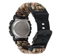 Abanen Nylon Braided Watch Band Paracord Strap with Adjustable Safety Buckle for Casio gshock DW-5600/8900, GA-100/GW-B5600/GB-5600 /GW-6900, Camo, One Size