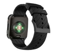 Abanen Quick Release Silicone Watch Band for Garmin Venu X1, Soft Sport Strap with Secure Stainless Steel Buckle Compatible with Venu X1 (Black)