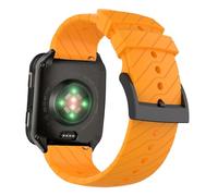 Abanen Quick Release Silicone Watch Band for Garmin Venu X1, Soft Sport Strap with Secure Stainless Steel Buckle Compatible with Venu X1 (Amber yellow)