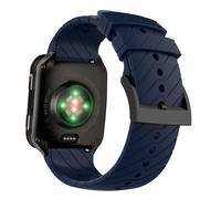 Abanen Quick Release Silicone Watch Band for Garmin Venu X1, Soft Sport Strap with Secure Stainless Steel Buckle Compatible with Venu X1 (Blue)