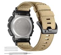 Abanen Rugged Nylon Watch Band for Casio gshock DW-5600/8900, Adjustable Sports Wrist Strap for GA-100/GW-B5600/GB-5600 /GW-6900 (Coyote Tan)