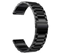 Abanen Titanium Watch Band for Garmin Venu Sq 2,Venu 2 Plus, Quick Release 20mm Titanium Lightweight Metal Wrist Strap with Stainless Steel Buckle for Garmin Vivoactive 3,Vivomove Sport,Trend (Black)