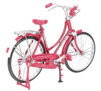 Abaodam 1:10 Scale Vintage Alloy Bicycle Model with Inflator Miniature Bike Ornament, Sturdy Structure and Not Easy to Deform, for Living Room or Office Decorative Art Sculpture