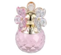 Abaodam 1 Bottle Portable Pink Glass Perfume for Women and Girls with Crisp Light Fragrance, Suitable for Night and Morning Use