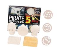 Abaodam 1 Box Archaeological Digging Tool Pirate Style Educational Excavation Kit for Boys Learning and Imaginative Play Early Development Puzzle