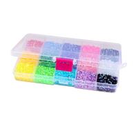 Abaodam 1 Box Nail Art Rhinestones for Nails DIY Resin with 15 Grids Gorgeous Decorative Effect for Craft Suitable for Beginners and Professionals