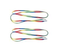 Abaodam 1 Pair 1.8m Rainbow Flat Roller Skate Shoelaces Wear-resistant Sports Shoe Laces Replacement for Inline Skates and Outdoor Ski Shoes