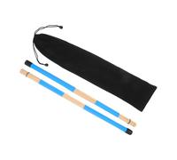 Abaodam 1 Pair 19 Pack Wooden Drum Brushes Sticks Multi-rod Percussion Accessories for Jazz Folk Drummers
