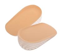 Abaodam 1 Pair 3.5CM Height Increase Gel Heel Lift Insoles for Men Elastic Soft Silicone Shoe Inserts Comfortable Invisible Shoe Heel Pads for Height Boost