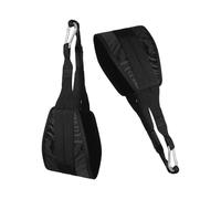 Abaodam 1 Pair Ab Sling Straps for Pull Up and Abdominal Training Durable Hanging Straps with Strong for Home Workouts and Versatile Fitness Exercises Black