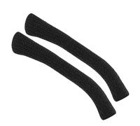 Abaodam 1 Pair Black Spandex Eyeglasses Temple Tips Sleeve Retainer Soft Ear Cushions Anti-slip for Glasses and Sunglasses Easy to Install and Remove Versatile Compatibility