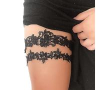 Abaodam 1 Pair Bridal Lace Garter Wedding Lace Flower Garters Elegant Fashion Soft Decorative for Woman Party Good