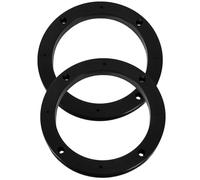 Abaodam 1 Pair Car Speaker Spacer Rings Plastic Material Easy to Install Sound Clarity for 5-inch Hollow Speaker