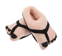 Abaodam 1 Pair Giant Feet Slipper for Cosplay Parties - Adult Oversized Funny Costume Slippers Halloween Big Toe Prop for Family Party Supplies Size 34-40