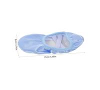 Abaodam 1 Pair Girls Ribbon Ballet Shoes Women Ballet Practice Shoes Slippers Satin Dancing Flats for Enhanced Movement Precision in Dance Classes Sky Blue