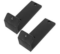 Abaodam 1 Pair Heavy Duty Barbell Squat Rack Hooks Durable Storage Attachments for Resistance Bands Weights Versatile Compatibility Easy Installation Space Saving Design for Home Gym