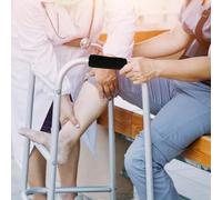 Abaodam 1 Pair Non-Slip Walker and Wheelchair Handle Grips with Foam Padding, Black Armrest Covers for Elderly and Disabled, Protective Cushions for Walking Stick and Mobility Aid Handles