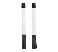 Abaodam 1 Pair Professional Nylon Drum Brushes for Snare and Acoustic Drums Portable Accessories for Jazz Drumming Durable and Robust Construction