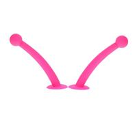 Abaodam 1 Pair Silicone Helmet Tentacles, Suction Cup Antennae with Double-Sided Tape, Easy to Install Motorcycle Helmet Accessory for Motorbike Lovers