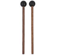Abaodam 1 Pair Tongue Drum Mallets Wooden and Rubber Material Drumsticks Convenient to Hold and Safe for Percussion Instrument Accessories