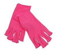 Abaodam 1 Pair UV Shield Half Finger Gloves for Manicure, High Elasticity Polyester Nail Tech Gloves Protecting Hands from UV Lamp Radiation and Suitable for Nail Art