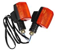 Abaodam 1 Pair Waterproof Motorcycle Turn Signal Lights LED Indicators for Cbt125 Electric Bike Scooter Rear Tail Blinker Lamps
