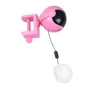 Abaodam 1 PC Electric Lifting Cat Ball Interactive Automatic Pet Teaser for Indoor Cats Durable Material Portable Design Pink Battery Not Included
