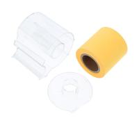 Abaodam 1 Roll Orange Self-adhesive Note Tape, Multi-function Tearable Memo Stickers for Household and Office Use, Compact Sticky Notepad for Writing Messages and Reminders